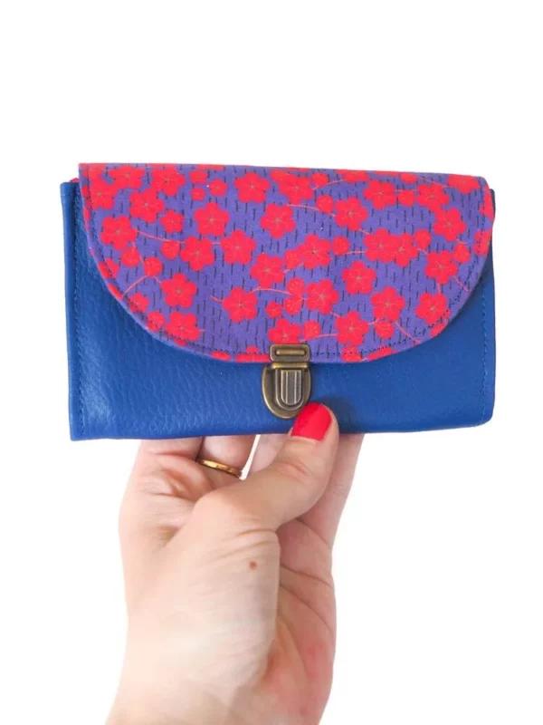 porte monnaie attache cartable rétro femme cousu main Yoko