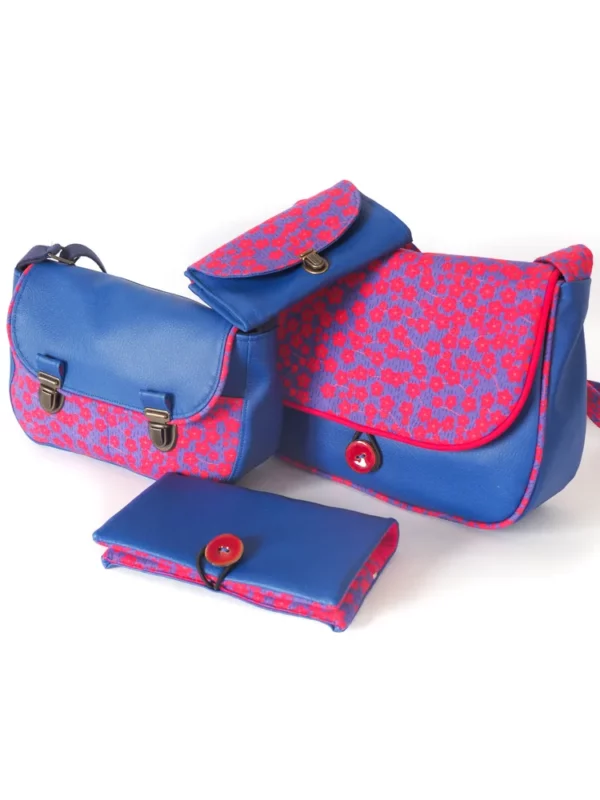 Collection Yoko complète sac réversible sac l'essentiel portefeuille porte monnaie