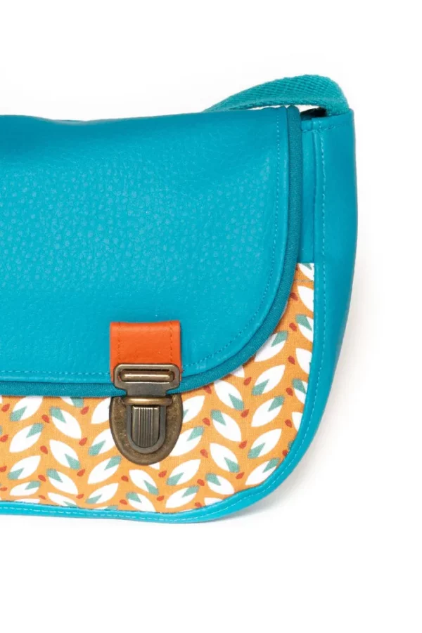 Sac l'essentiel Moka vue attache cartable rétro