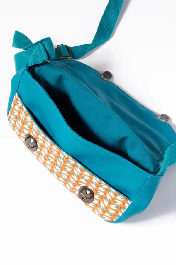 Sac l'essentiel Moka vue intérieur et poches plaquées