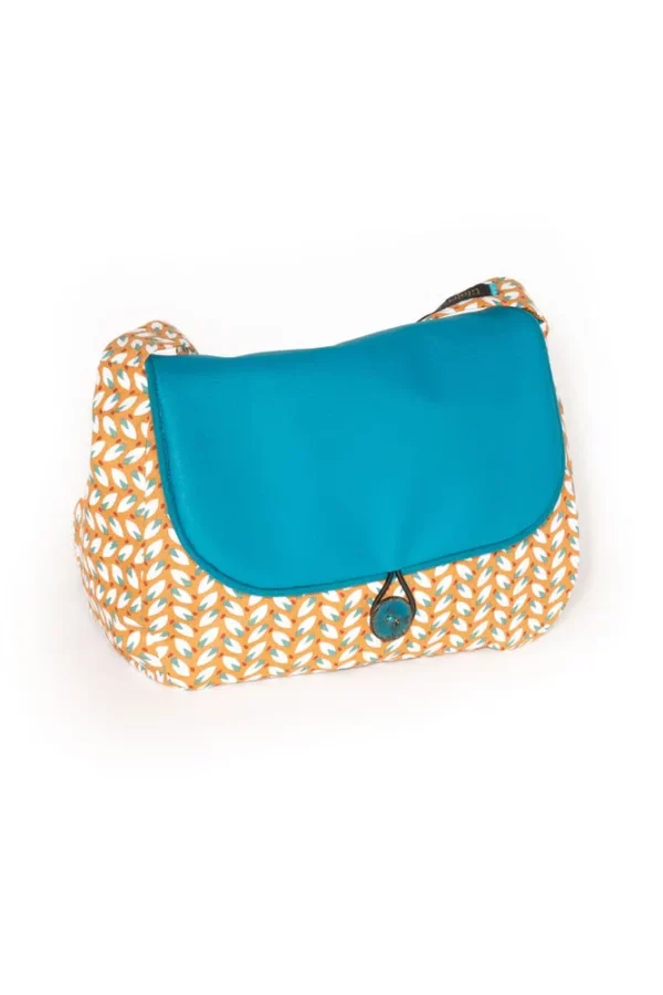 Sac réversible Moka côté tissu imprimé