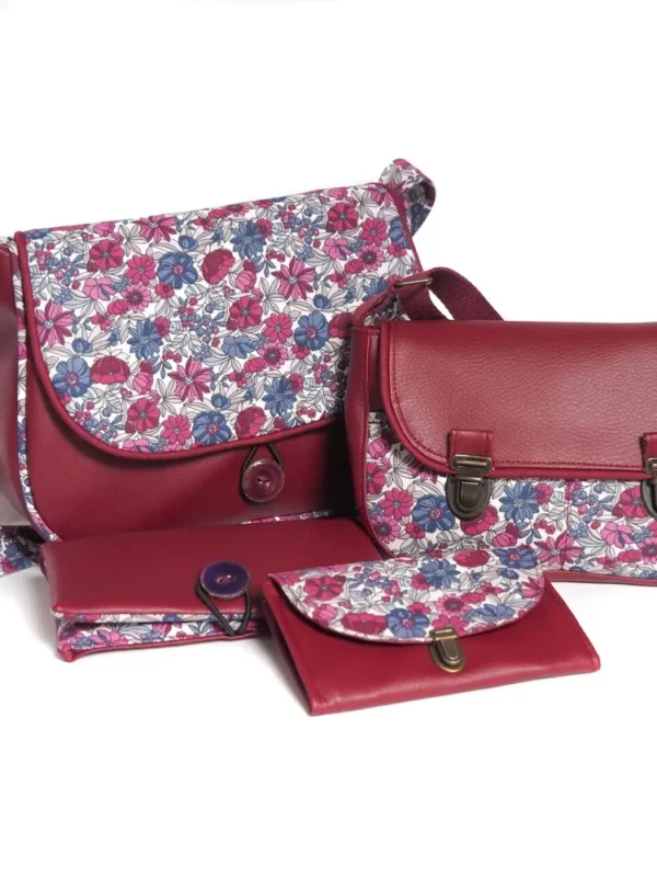 Collection Lulu portefeuille porte monnaie sac l'essentiel sac réversible made in France