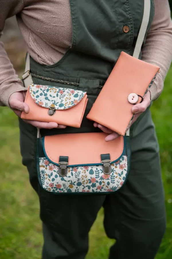 Collection Peach : sac à main portefeuille porte monnaie