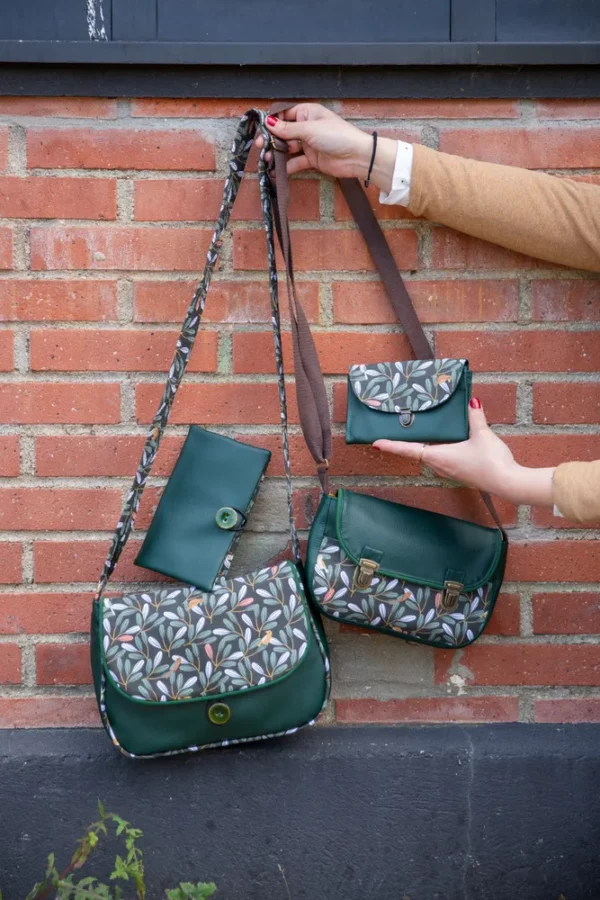 Collection Pioupiou Sac à main portefeuille porte monnaie fait main en France