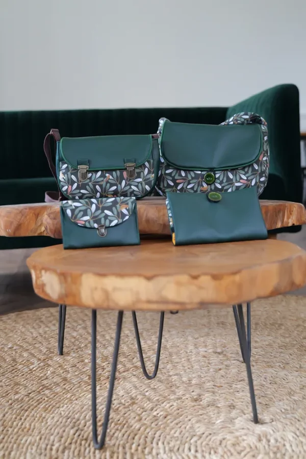 Collection Pioupiou Sac à main portefeuille porte monnaie fait main