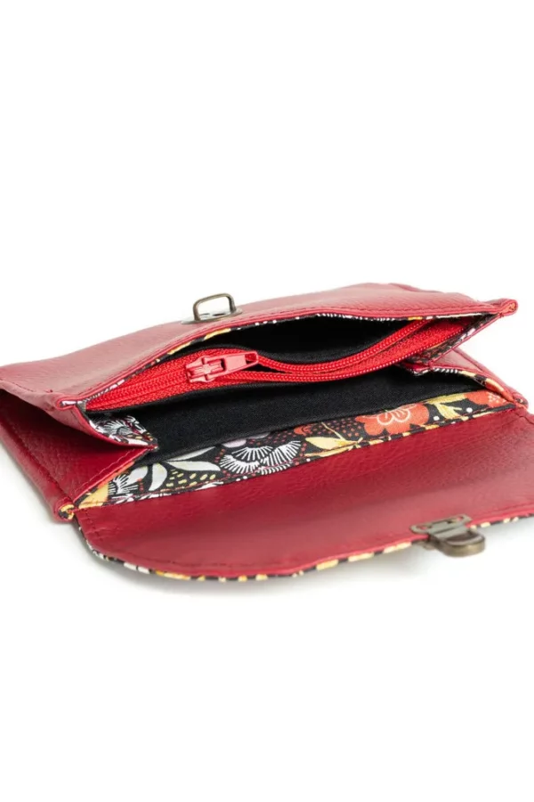 Porte monnaie femme Sophie intérieur poche zippée monnaie compartiments cartes