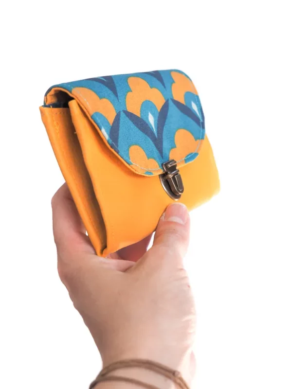 Porte monnaie femme Paola profil soufflet