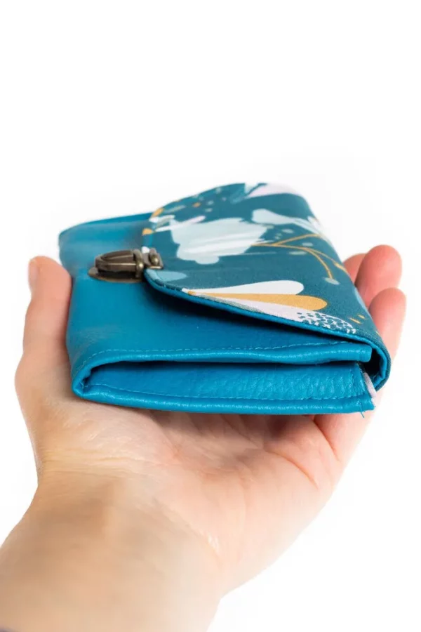 Porte monnaie femme cousu main en France soufflet