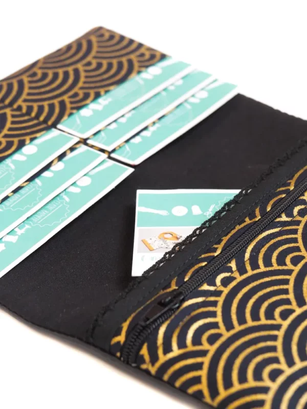 Portefeuille Suzie zoom sur pochette zippée monnaie et compartiments cartes
