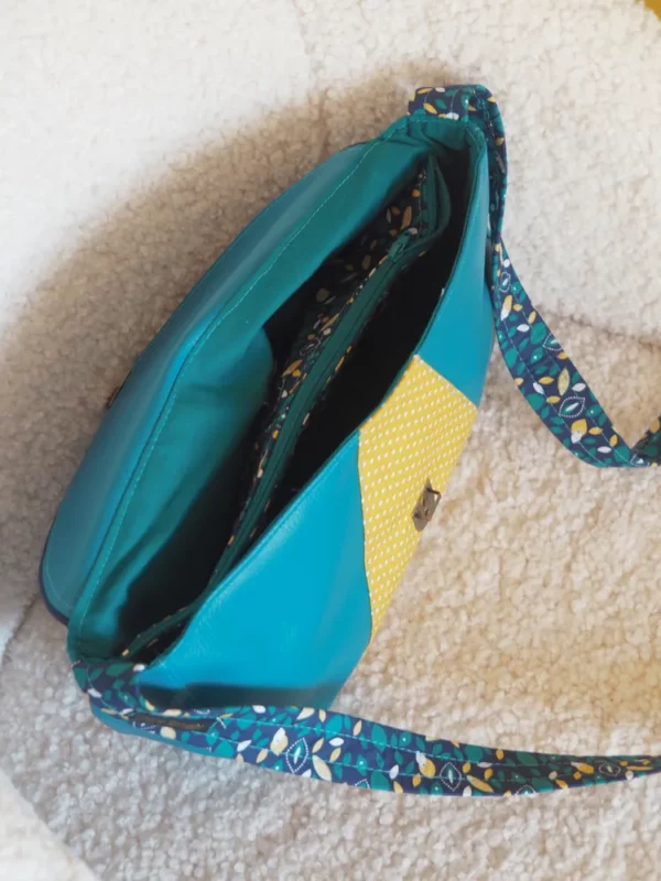 Sac besace Pépite ouvert