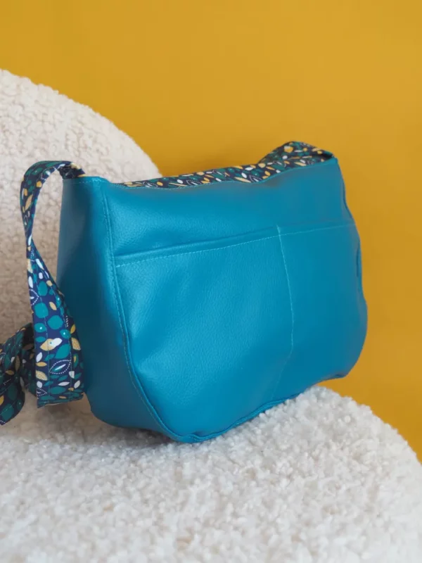 Sac besace Pépite dos double poches plaquées