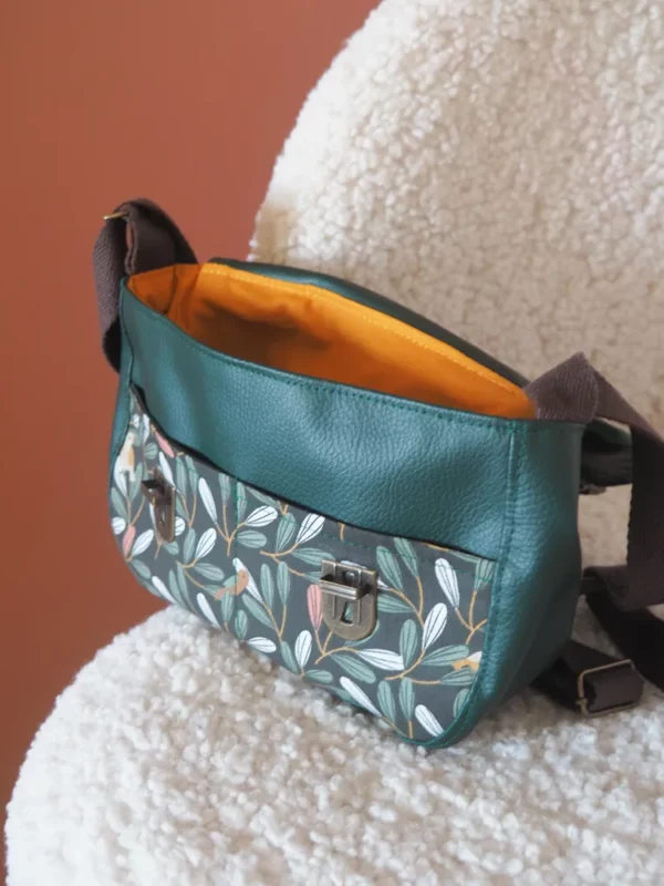 Sac l'essentiel Pioupiou ouvert double poches plaquées