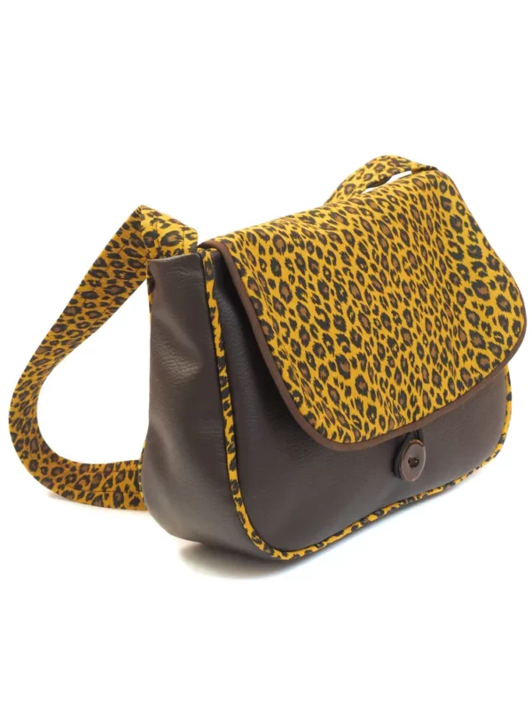 Sac réversible léopard profil