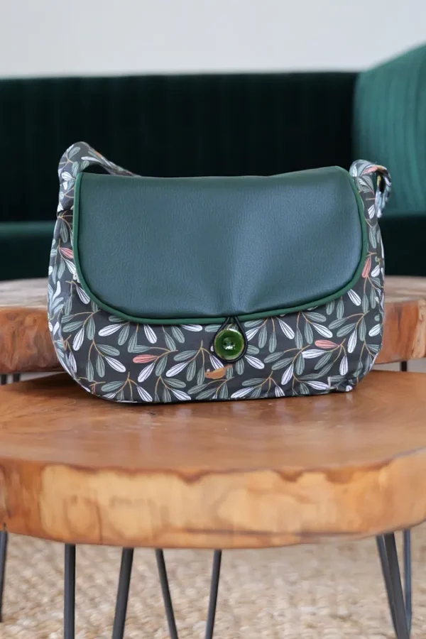 Sac à main femme 2 en 1 côté tissu imprimé pioupiou