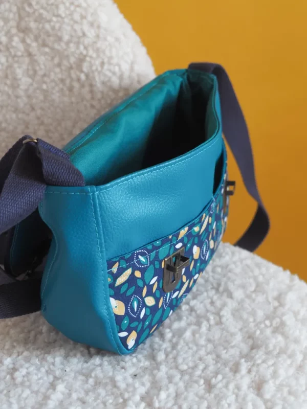Sac l'essentiel Pépite ouvert vue double poches plaquées devant