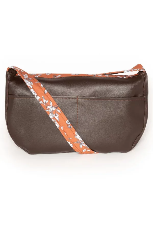 Sac besace Juliette femme dos compartiments