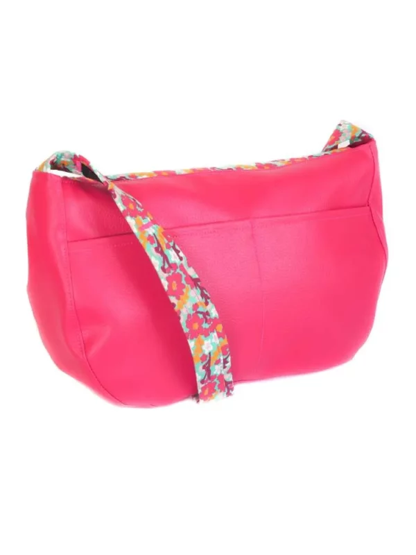 Sac besace Rosa dos double poches plaquées