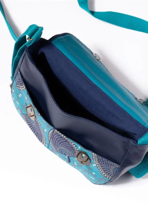 Sac à main femme Isa intérieur poches plaquées