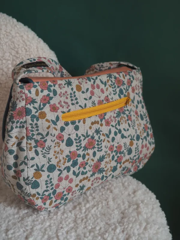 Sac réversible femme Peach dos poche fermeture zippée