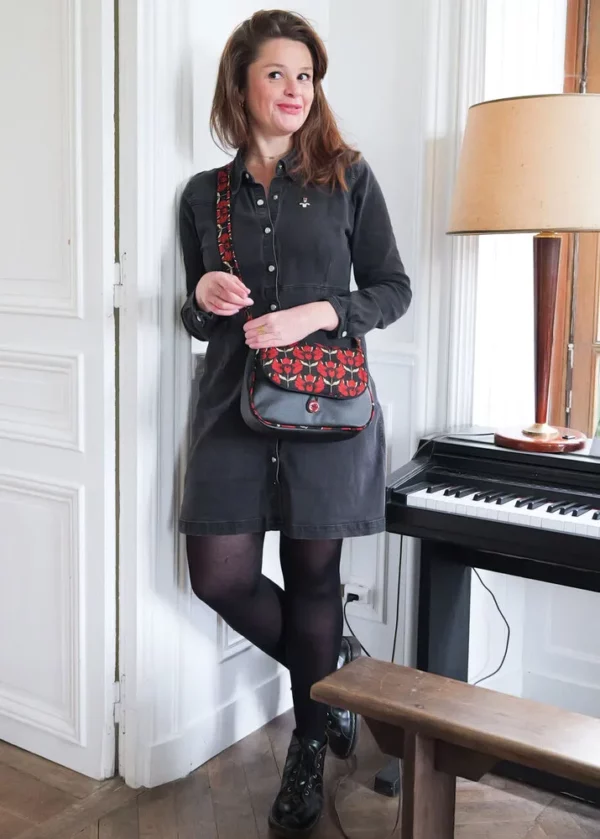 Sac réversible Aline porté