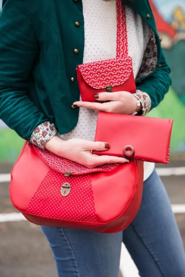 Sac besace portefeuille porte monnaie Aloïse