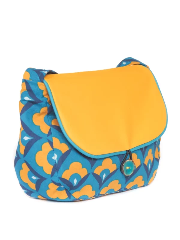 Sac réversible Paola côté tissu imprimé profil