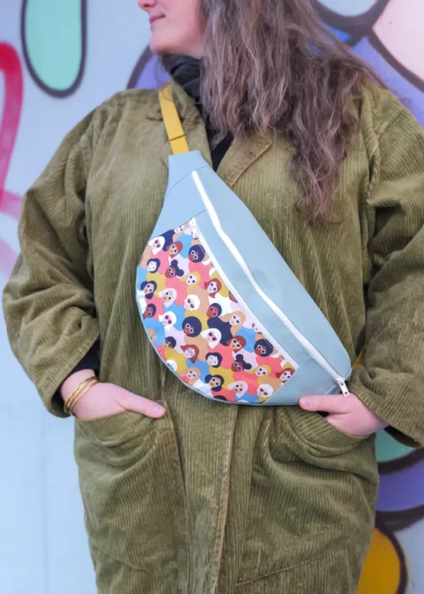 Banane XL Les gens portée bandoulière moutarde