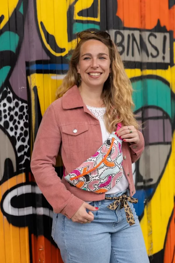 Banane imprimée Fanny portée