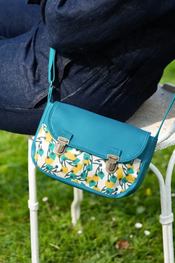 Sac à main femme bandoulière réglable fait main en France Mia