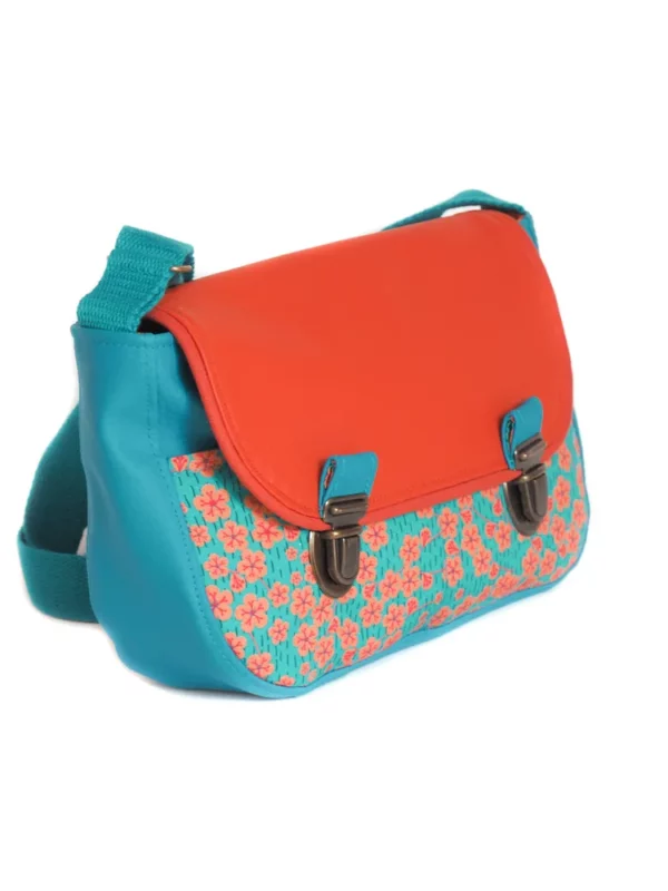 Sac à main cousu main en Bretagne Lili profil