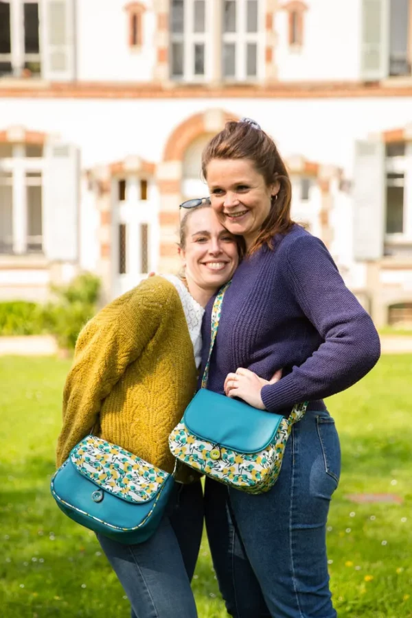 Sac réversible femme 2 en 1 Mia vue des deux côtés