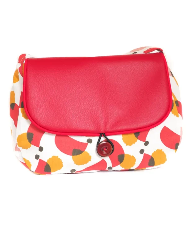 Sac réversible Matilda côté tissu imprimé