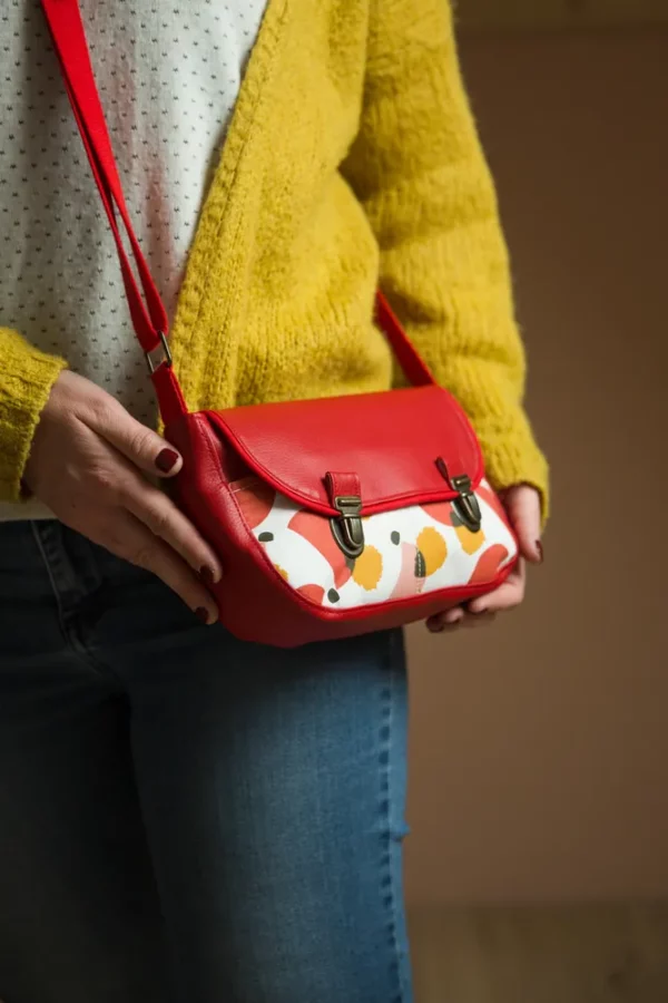 Sac à main femme bandoulière réglable Matilda fait main en France