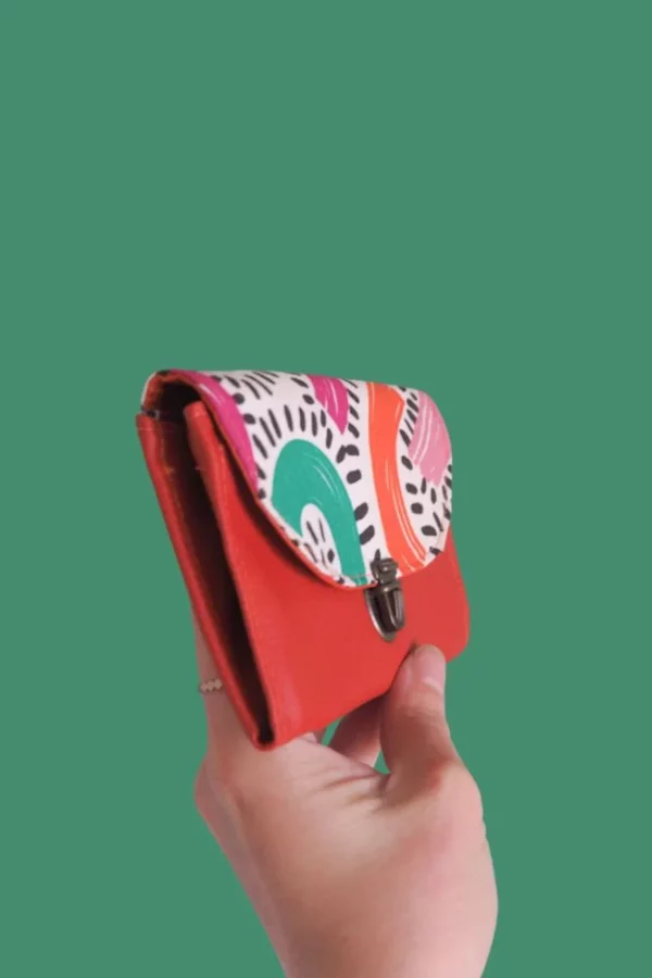 Porte monnaie Fanny profil vue soufflet