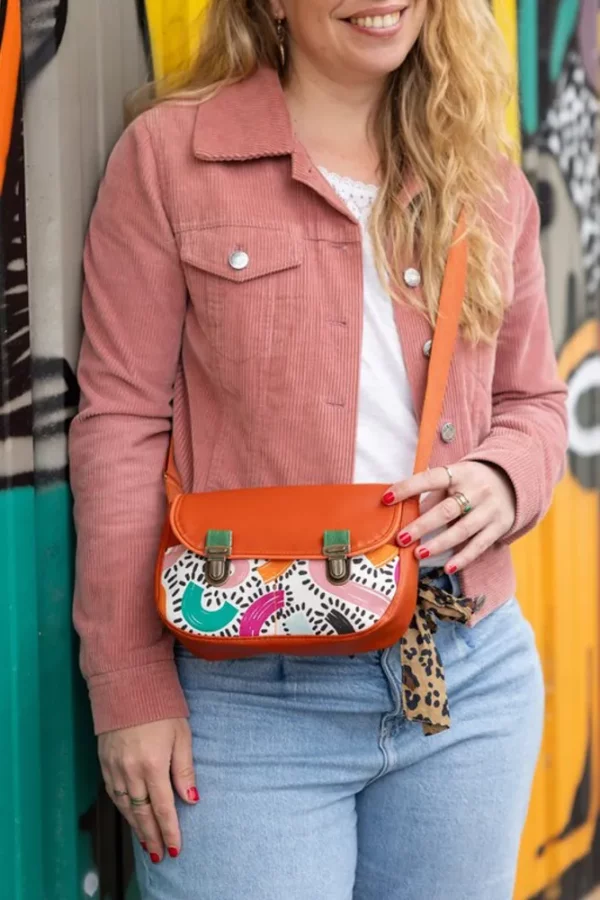 Sac à main l'essentiel bandoulière ajustable fait main Fanny