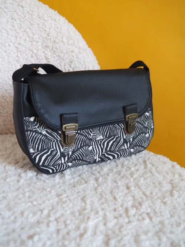 Sac l'essentiel Zèbre noir