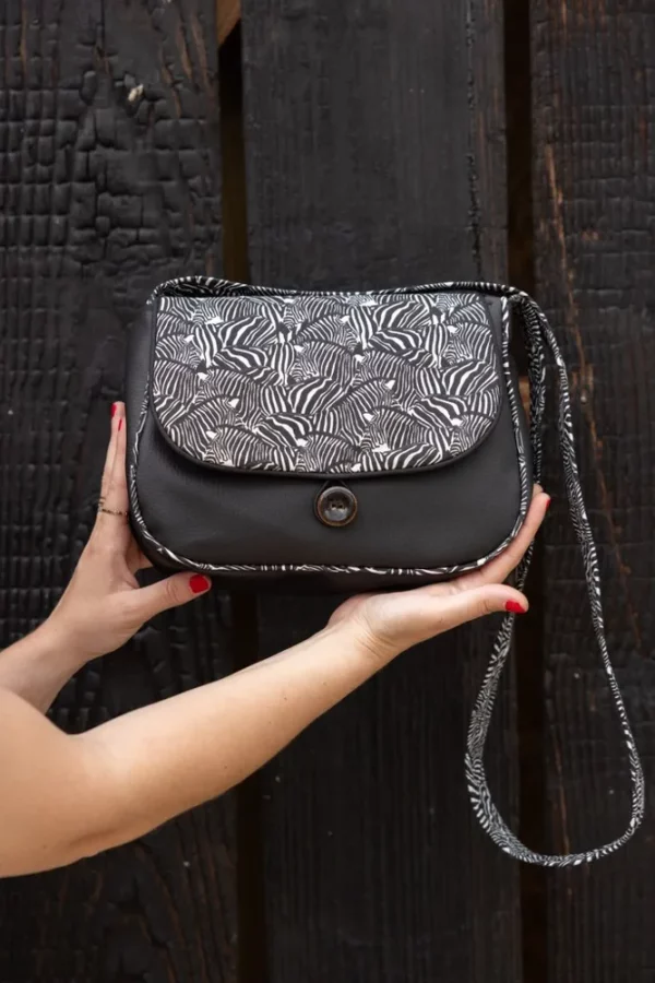 Sac à main femme réversible Zèbre