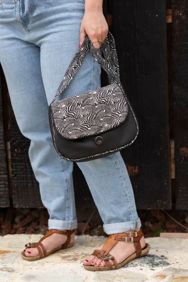 Sac réversible bandoulière femme fabriqué en Bretagne