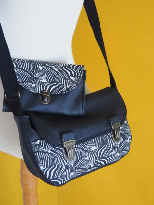 Sac l'essentiel porte monnaie Zèbre
