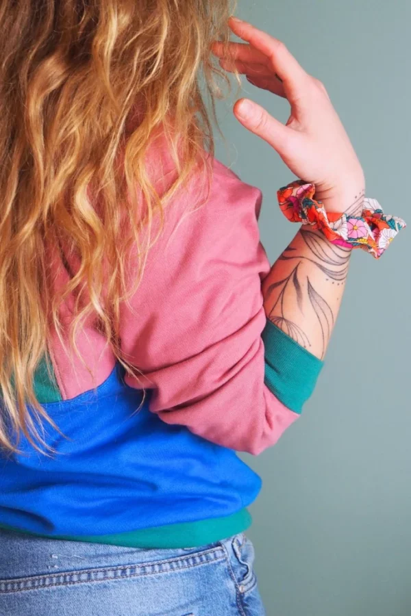 Chouchou cheveux Luz porté poignet